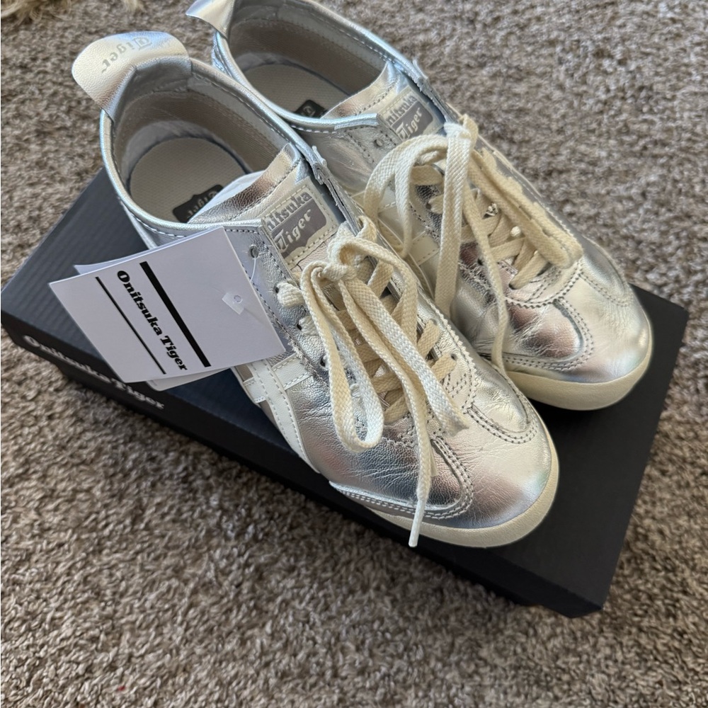 Onitsuka Tiger by Asics Silver Sneakers